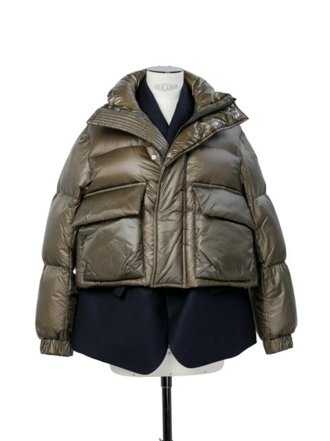 Wool Melton x Puffer Blouson