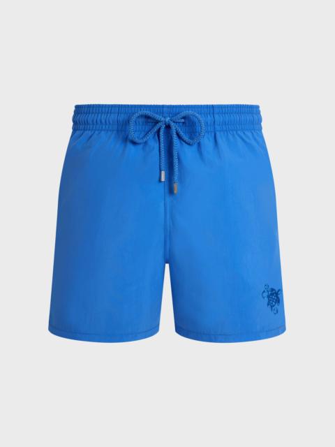 MEN SWIM TRUNKS WATER-REACTIVE BUBBLE TURTLES 3D