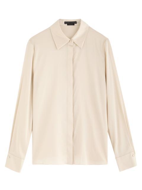Alice + Olivia Brady Stretch-silk Shirt