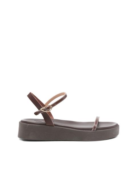 Irida stitch-strap sandals