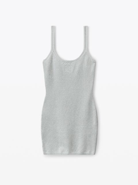 CAMI TANK DRESS IN LUREX