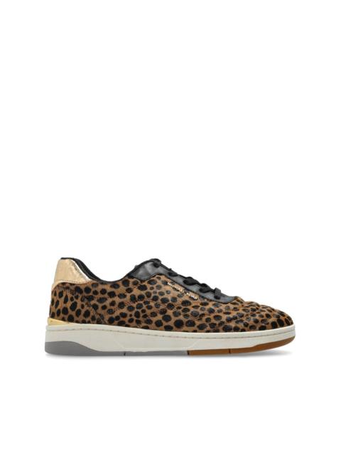 leopard-print sneakers
