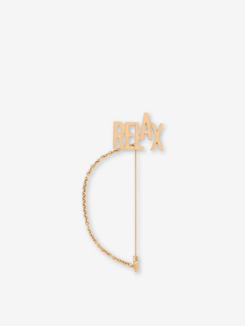 RELAX CHAIN BROOCH