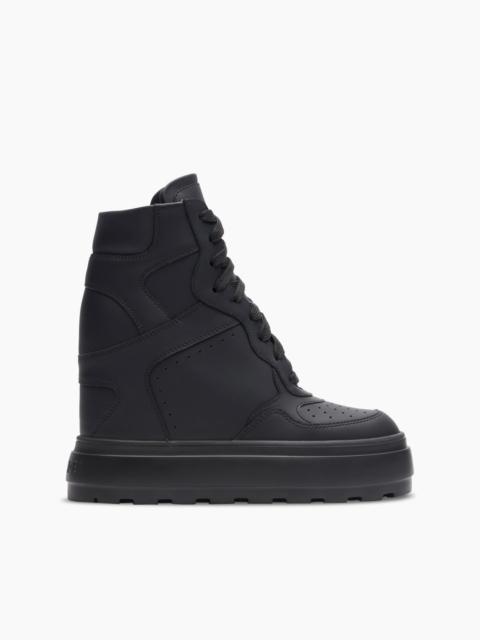 High Top Leather Sneakers