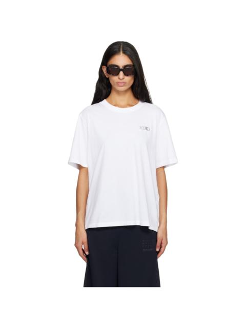 White Cotton Jersey T-shirt