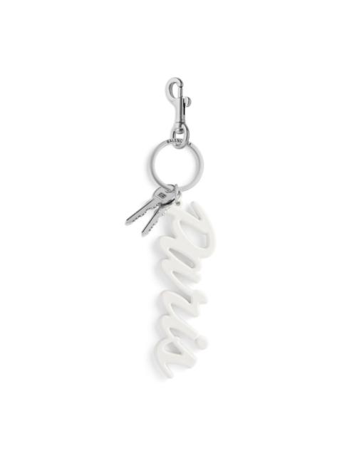 Charm/keychain Paris  in White