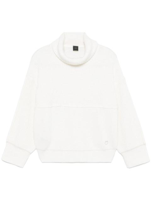 logo-embroidered sweater