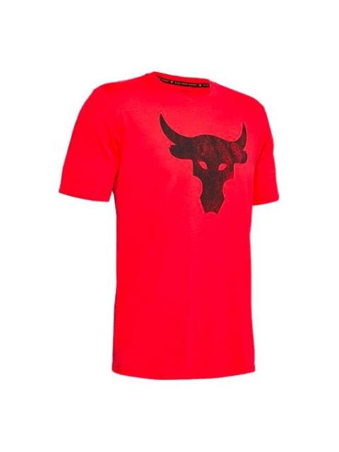 Under Armour Project Rock Brahma Bull T-shirt 'Red' 1351582-608