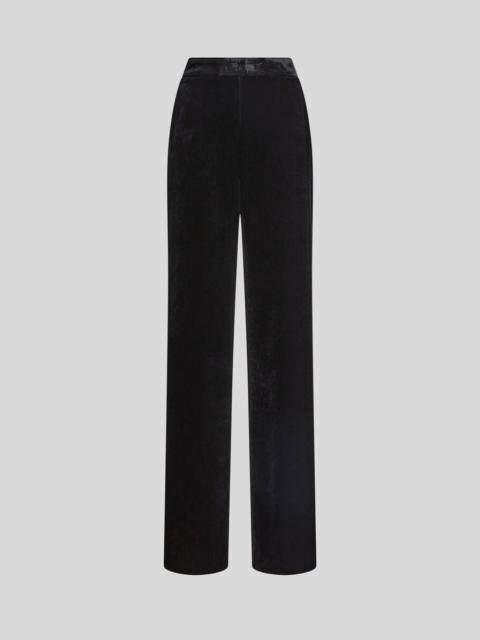 VELVET PALAZZO TROUSERS