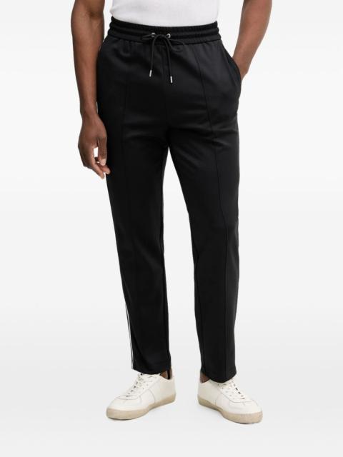 drawstring-fastening stripe-detail track pants