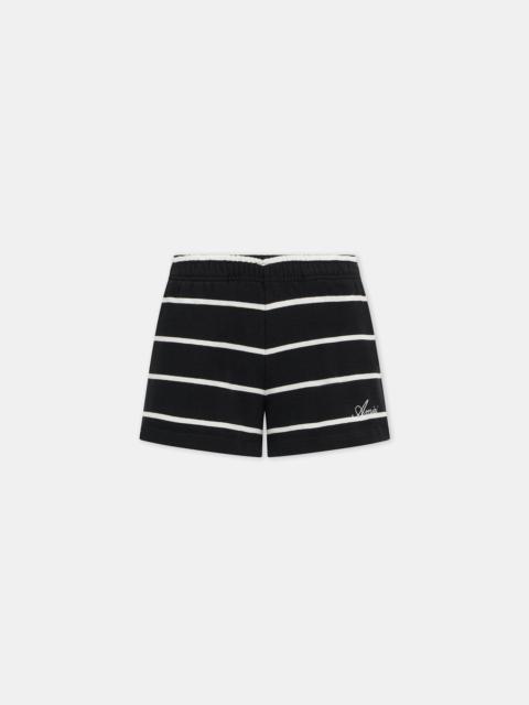 WOMEN'S STRIPED SWEATSHORT
