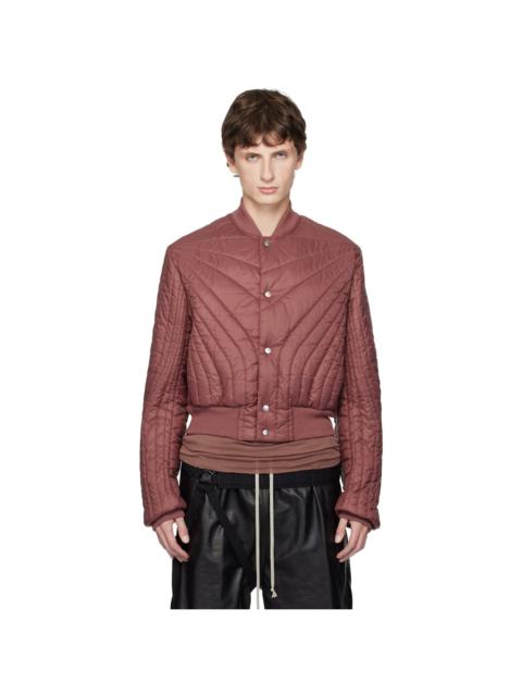 Pink Concordians Quilted Flight Down Jacket