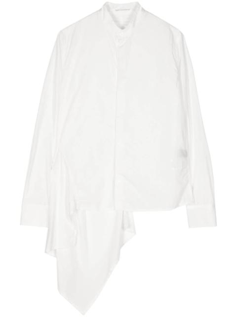 asymmetric cotton shirt