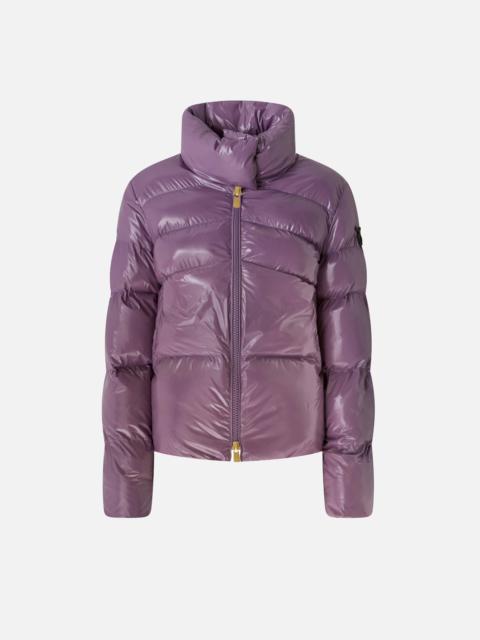 PADDED CRYSTAL NYLON PEA COAT