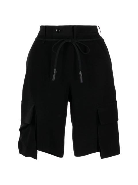 cargo-pocket cotton shorts