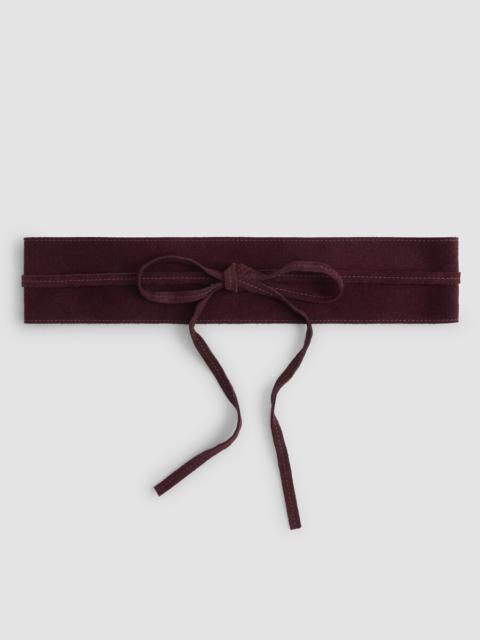 Suede Wrap Belt