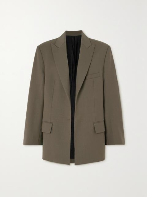 Oversized Twill Blazer