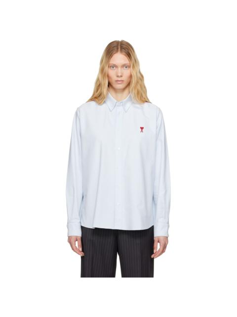 Blue Cotton Button-Down Ami de Coeur Shirt