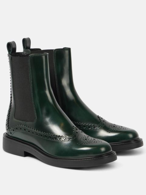 Leather Chelsea boots