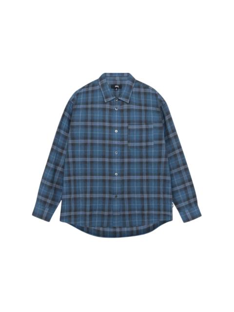 Stussy Beach Plaid Shirt Blue