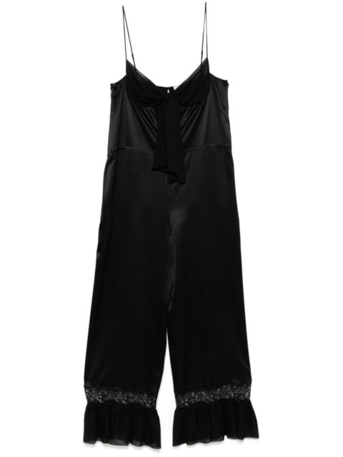 bow-detail jumpsuit