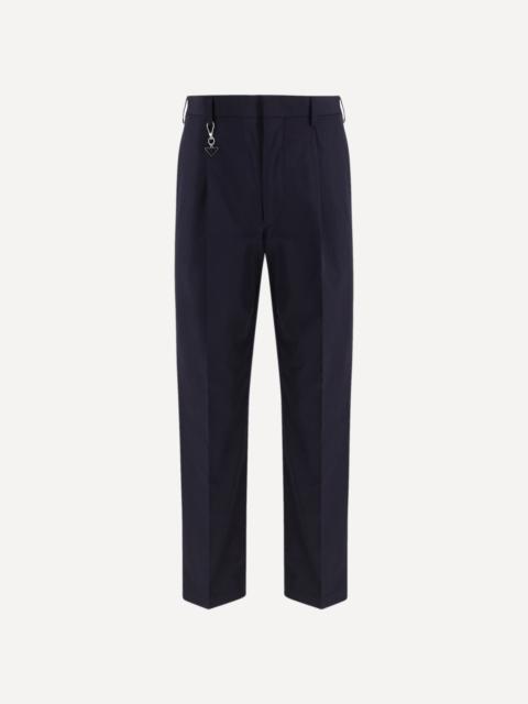Tailored cotton poplin Trousers