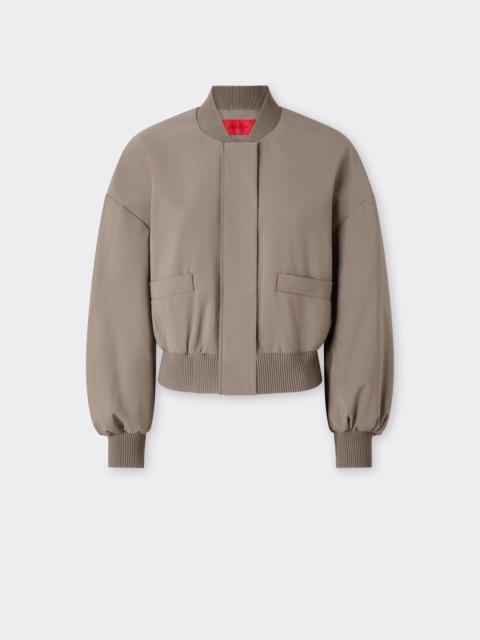 Bomber jacket in cool Q-Cycle® wool