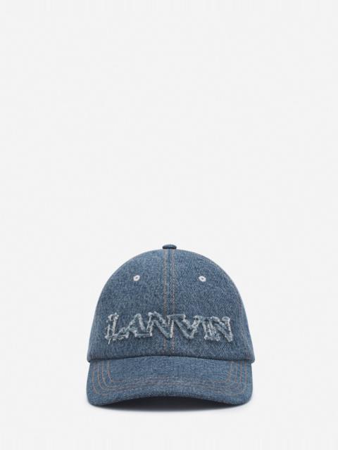 LANVIN CAP IN DENIM