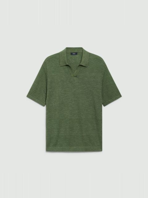 Brenan Polo Shirt in Pacific Linen