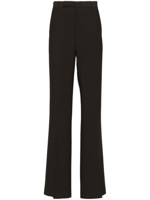 tailored straight-leg trousers