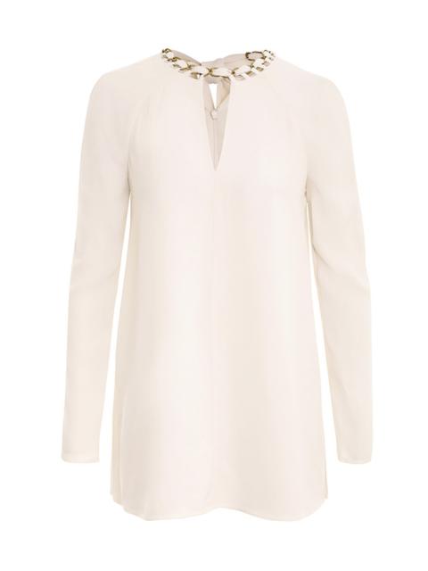 CHAIN EMBELLISHED TUNIC TOP