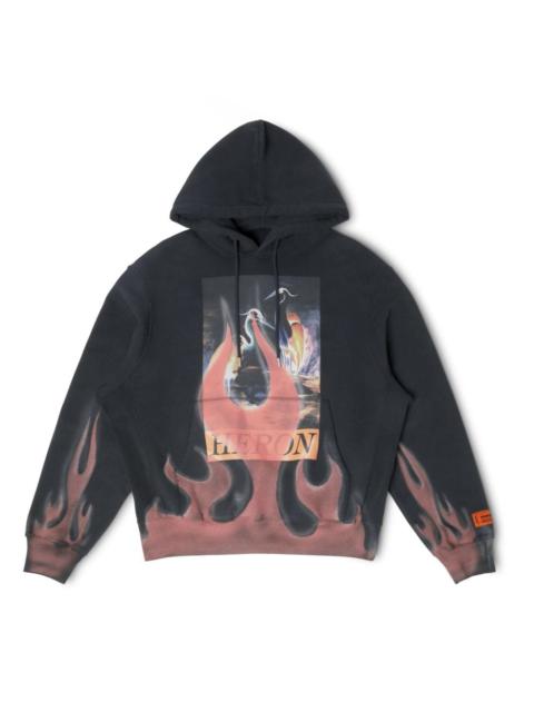 Heron Times Flames Hoodie