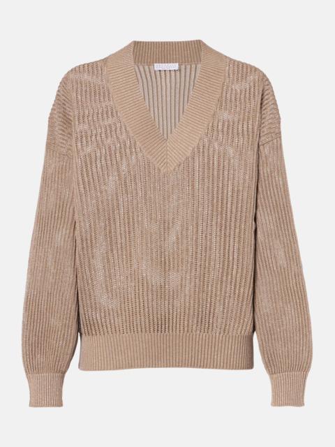 Cotton-blend sweater