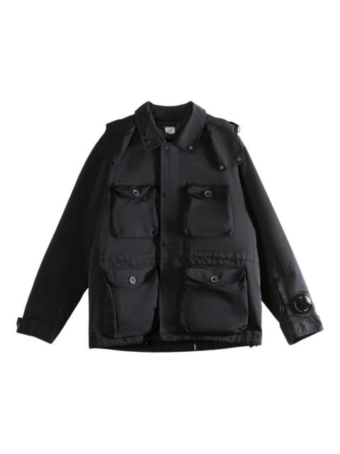 hooded multi-pocket jacket