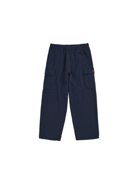 Supreme Small Box Cargo Sweatpant (FW25) Navy