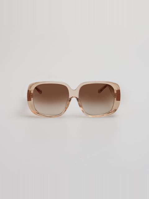 Astrid Oversized Sunglasses in Ash