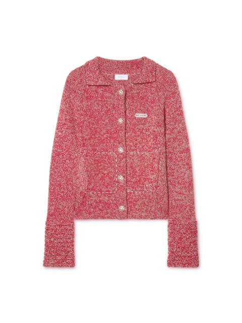 Red Blend Knit Jacket