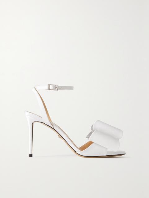 Le Cadeau Crystal-embellished Satin Sandals