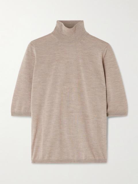 Wool Mock-neck Sweater