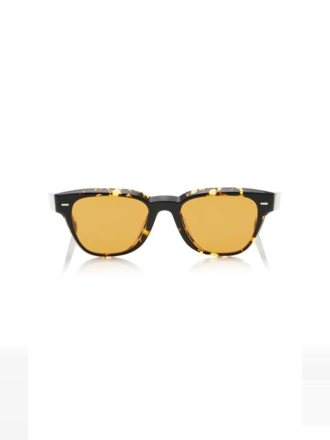 Rueny Square-Frame Acetate Sunglasses brown