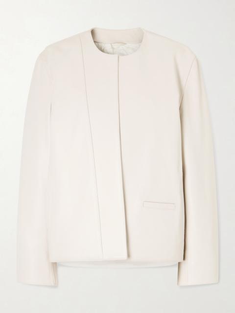 Padded Leather Jacket