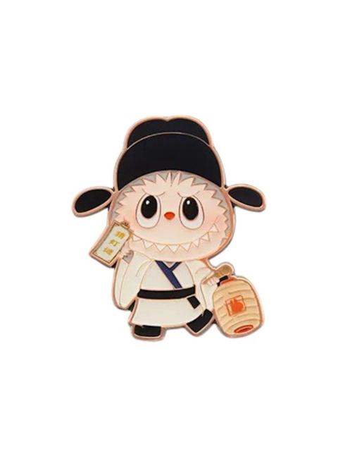 Pop Mart Labubu The Monsters Let's Have Fun Together Series Guessing Lantern Riddles Badge
