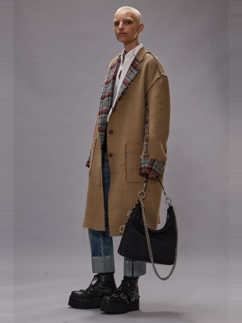 REVERSIBLE RAW CUT COAT