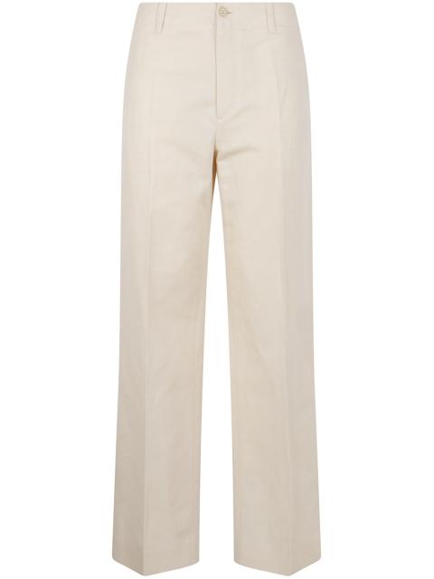 Relaxed Straight Cotton Linen