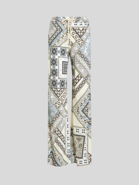 JOGGING TROUSERS WITH PATCHWORK PATTERN