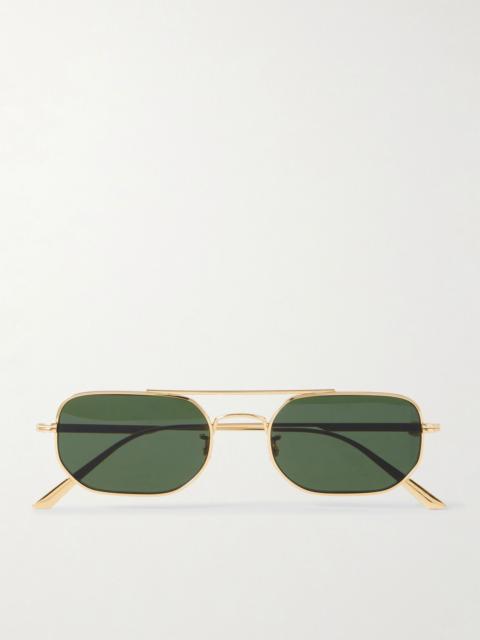 + KHAITE 1989C aviator-style gold-tone sunglasses Gold