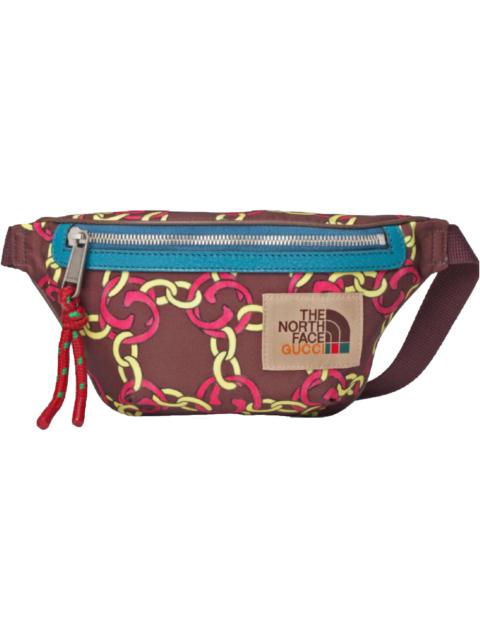 Gucci x The North Face Belt Bag Burgundy Multi