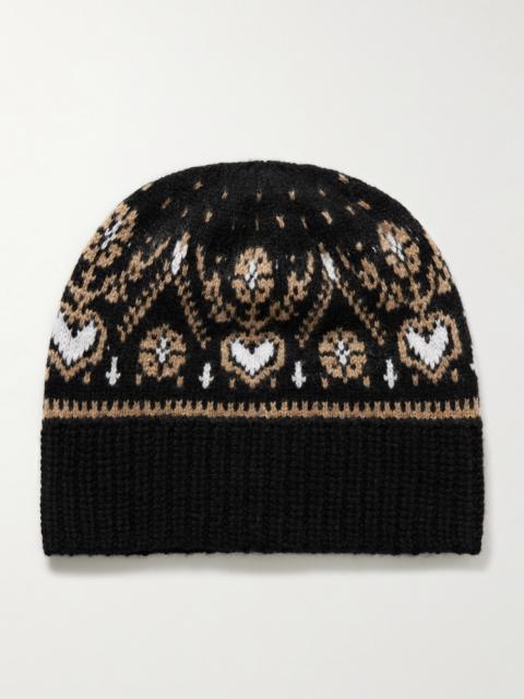 Avers Fair Isle Cashmere Beanie