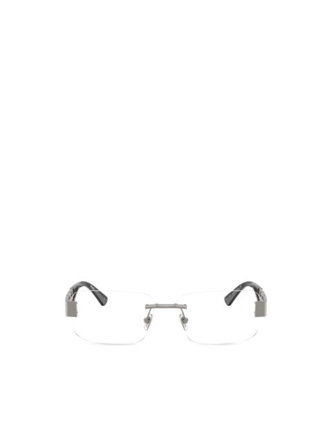 rimless pattern glasses