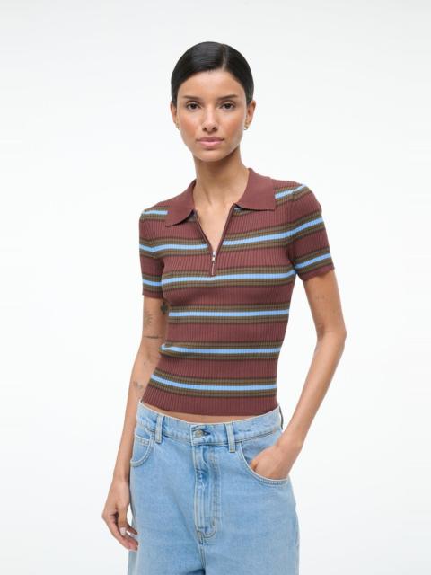 STAUD REN TOP REDONDO STRIPE